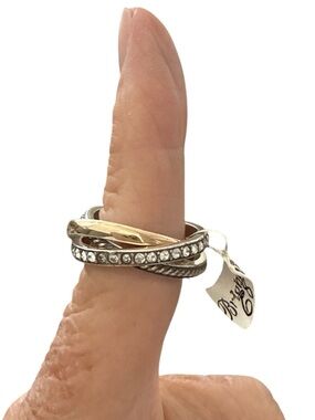 Brighton Neptunes Rings Trio Set, NWT, Size-8